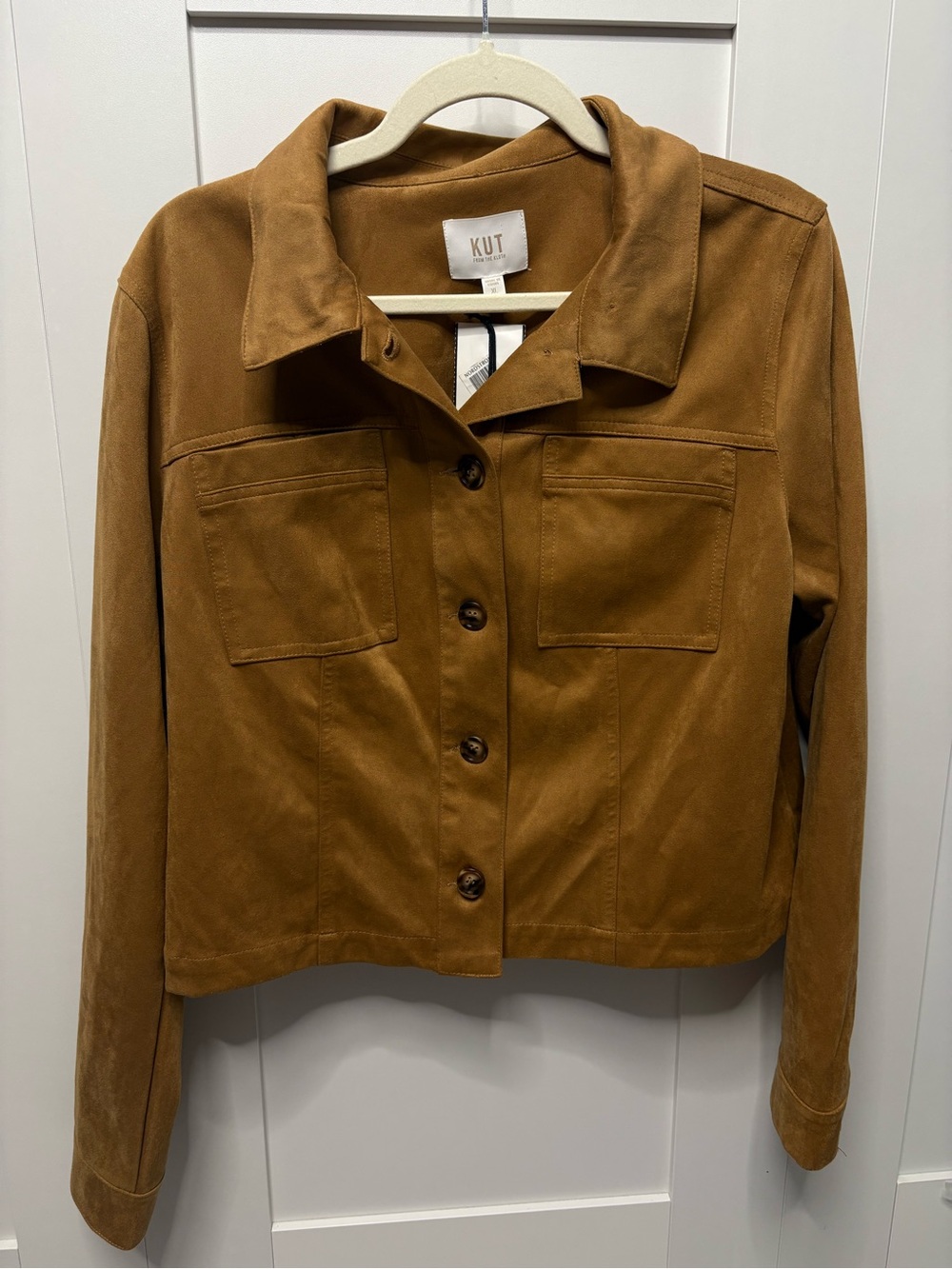 Kut From The Kloth faux-suede button-up jacket - Picture 2 of 8